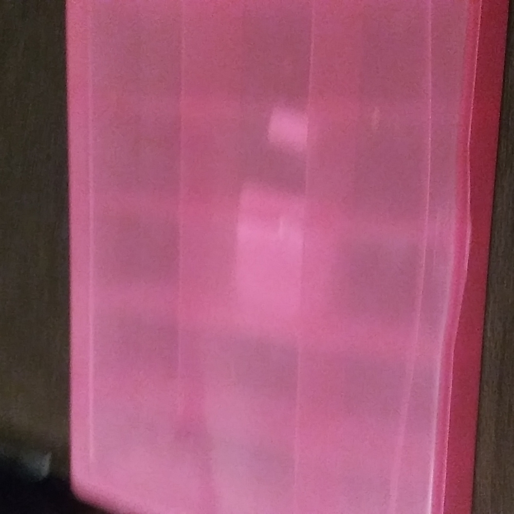 Pink storage container - Picture 2 of 3